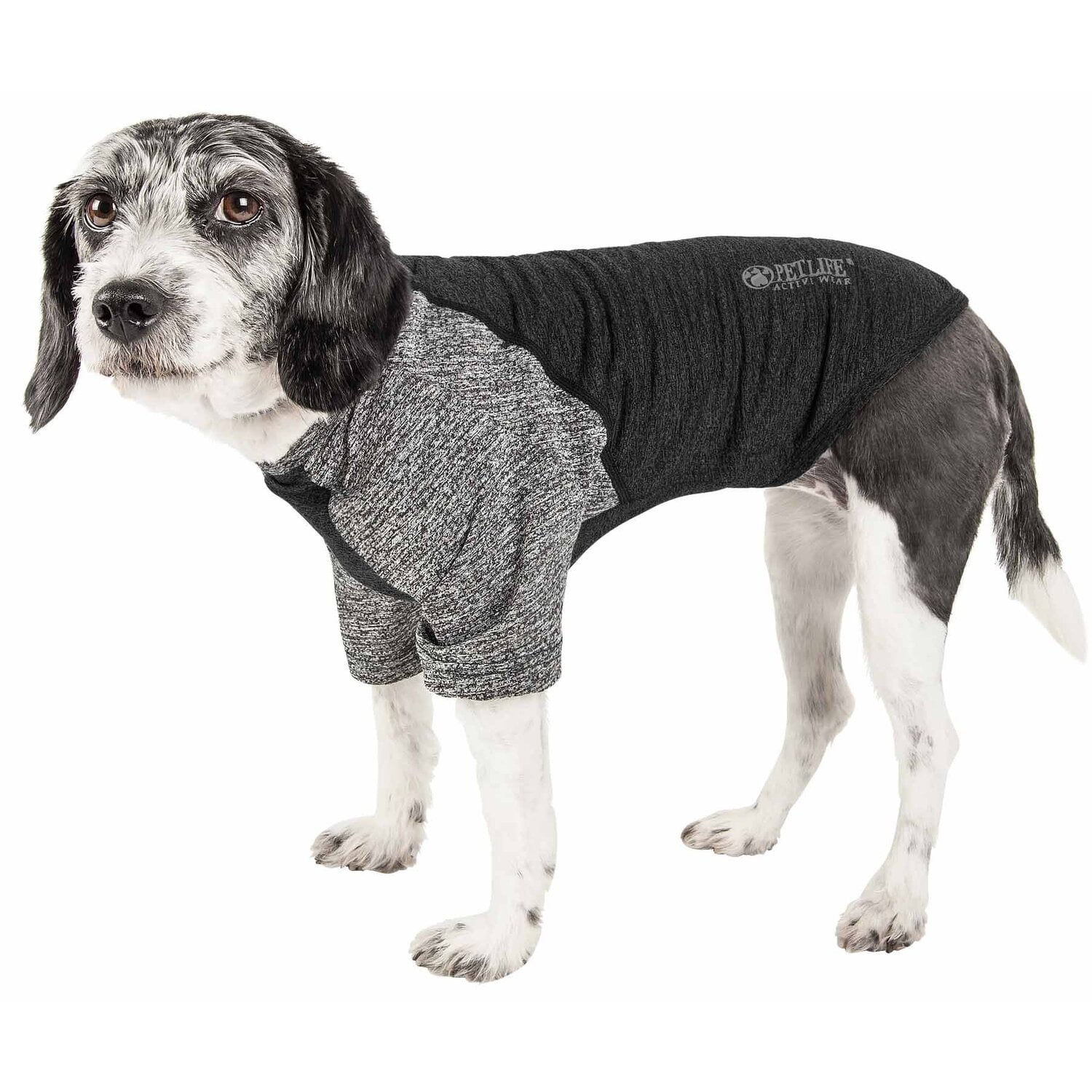 Pet Life ® Active 'Hybreed' 4-Way-Stretch Fitness Performance Dog T-Shirt
