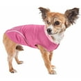 thumbnail image 1 of Pet Life ® Active 'Pull-Rover' 4-Way Stretch Sleeveless Fitness Yoga Dog T-Shirt Hoodie, 1 of 1