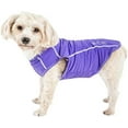 thumbnail image 1 of Pet Life ® Active 'Racerbark' 4-Way-Stretch Yoga Fitness Dog T-Shirt Tank Top, 1 of 8