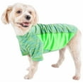 thumbnail image 1 of Pet Life  Active 'Warf Speed' Heathered Ultra-Stretch Sporty Performance Dog T-Shirt, 1 of 8