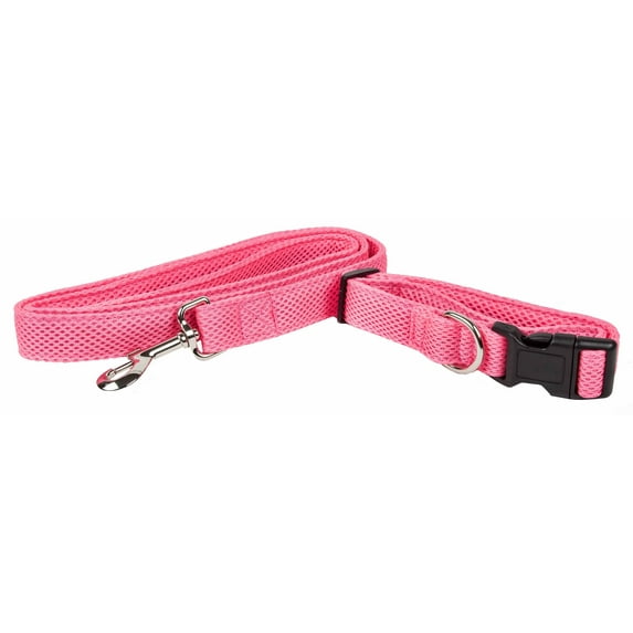 Pet Life ® 'Aero Mesh' 2-In-1 Breathable and Adjustable Dual-Sided Mesh Dog Leash and Collar