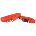 thumbnail image 1 of Pet Life CLSH14ORSM Aero Mesh 2-in-1 Dual Sided Comfortable & Breathable Adjustable Mesh Dog Leash-Collar, Orange - Small, 1 of 6