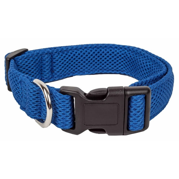 Pet Life ® 'Aero Mesh' Dual-Sided Breathable and Adjustable Thick Mesh Dog Collar