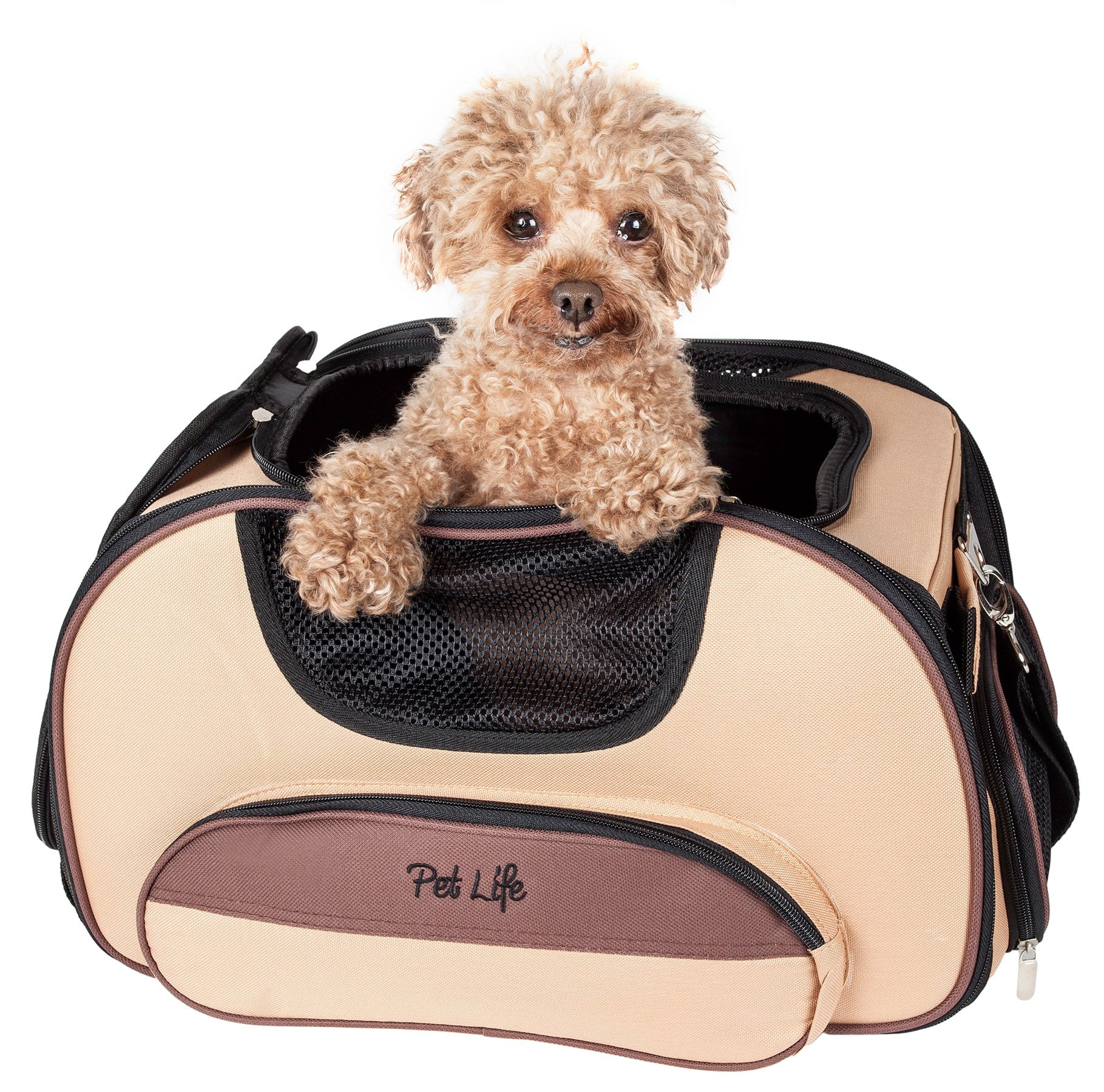 Pet Life Airline Approved SkyMax Modern Collapsible Pet Carrier