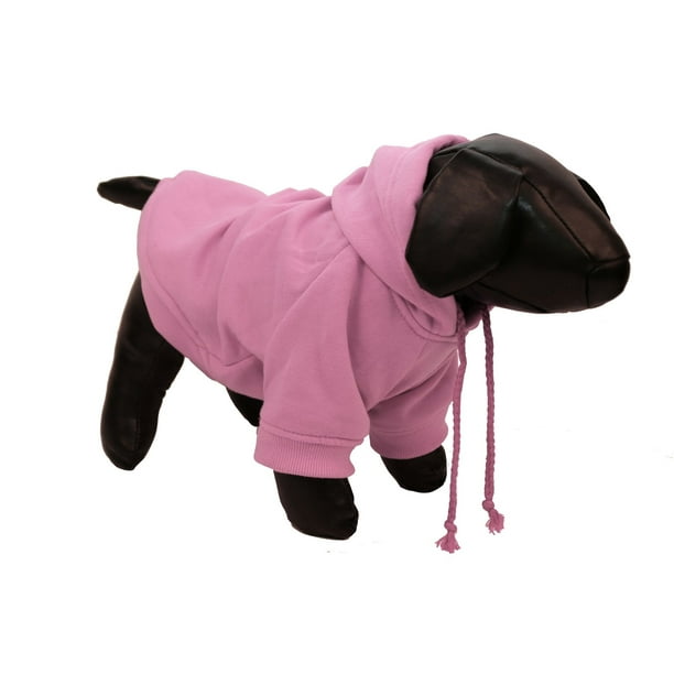 Pet Life Fashion Plush Cotton Hooded Pink Dog Sweater Pet Life Fashion Plush Cotton Hooded Pink Dog Sweater