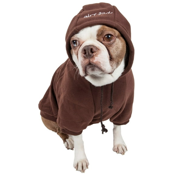 Pet Life ® 'American Classic' Fashion Plush Cotton Hooded Dog Sweater
