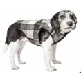 thumbnail image 1 of Pet Life ® 'Black Boxer' Classical Fashion Insulated Plaid Dog Coat, 1 of 11