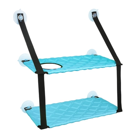 Pet Life ® 'Cat Laze' Suction Cupped Dual-Leveled Kitty Cat Lounger