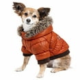 thumbnail image 1 of Pet Life ® Classic Metallic Fashion 3M Insulated Dog Coat Parka w/ Removable Hood, 1 of 8