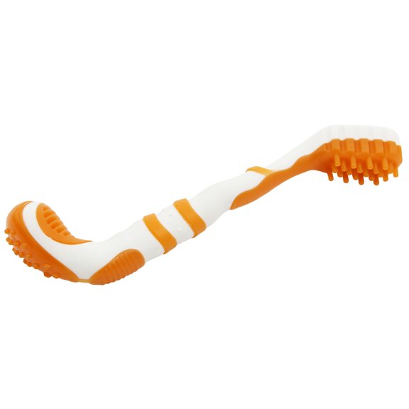 Pet Life ® 'Denta-Brush' TPR Durable Tooth Brush and Dog Toy