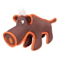 thumbnail image 1 of Pet Life ® 'Dura-Chew' Plush Animal Nylon Squeaker Dog Toy, 1 of 2