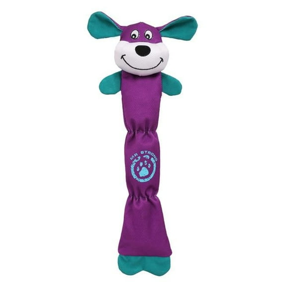 Pet Life  Dura Chew Plush Chew Dog Toy - Purple - One Size