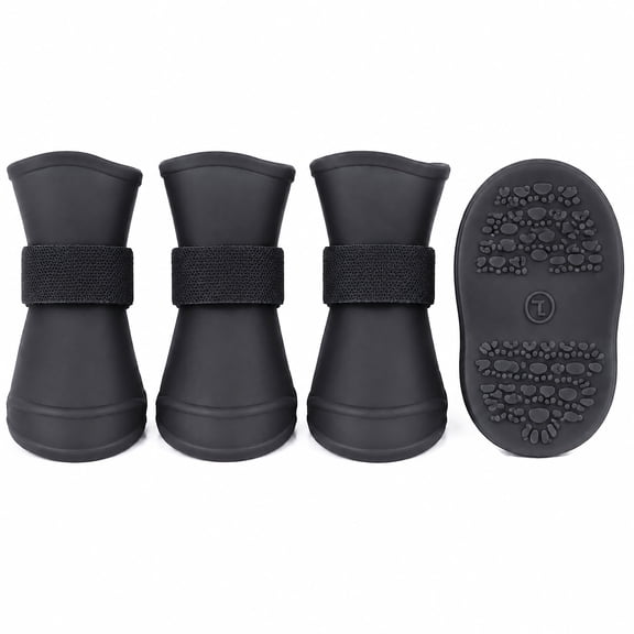 Elastic Protective Multi-Usage All-Terrain Rubberized Dog Shoes