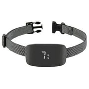 Pet Life Black Evolution LED 7-Level Vibration and Sound Smart Anti-Bark Dog Collar