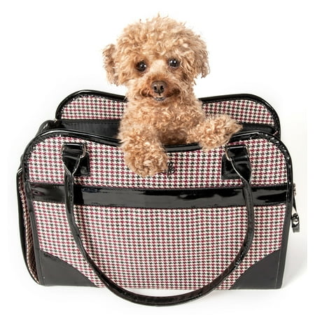 Pet Life ® Exquisite Airline Approved Designer Travel Pet Dog Handbag Carrier