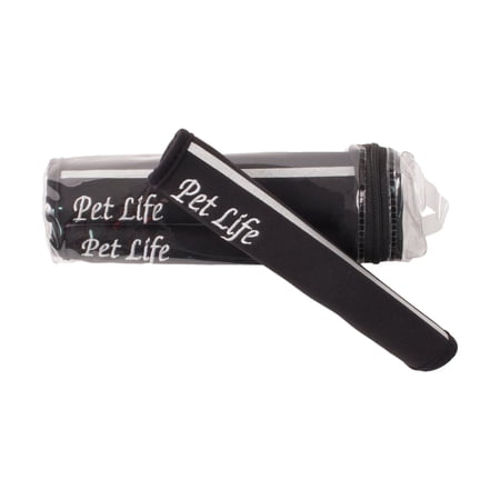 Pet Life ® 'Extreme-Neoprene' Joint Protective Safety Recovery and Reflective Pet Dog Sleeves - Set of 4