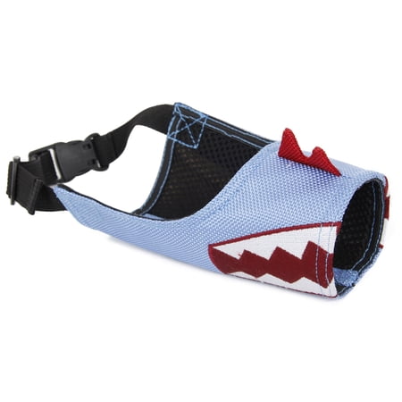 Pet Life ® 'Funimation' Animated Nylon Mesh Protective Travel Anti-Bark Dog Muzzle