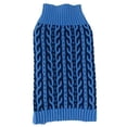 thumbnail image 1 of Pet Life ® 'Harmonious' Dual Color Weaved Heavy Cable Knitted Fashion Designer Dog Sweater, 1 of 4