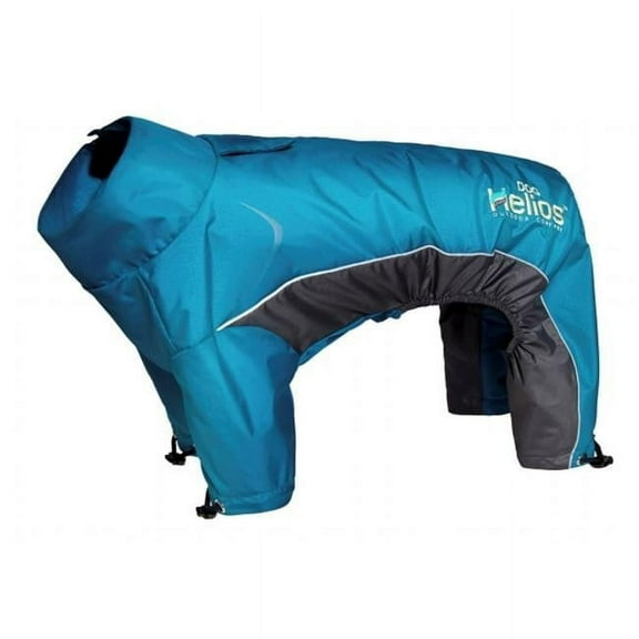 Pet Life  Helios Blizzard Full-Bodied Adjustable And 3M Reflective Dog Jacket, Blue - Large