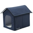 thumbnail image 1 of Pet Life "Hush Puppy" Electronic Heating and Cooling Smart Collapsible Pet House, 1 of 7