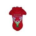 thumbnail image 1 of Pet Life ® LED Lighting 'Christmas Reindeer' Hooded Dog Costume Sweater w/ Included Batteries, 1 of 4