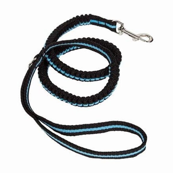 Pet Life LS11BL Retract A Wag Shock Absorption Dog Leash, Blue - One Size