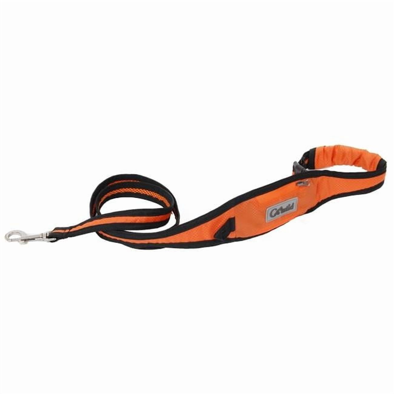 Pet Life LS12OR 2 in1 Training Dog Leash & Pet Belt with Pouch, Orange - One Size