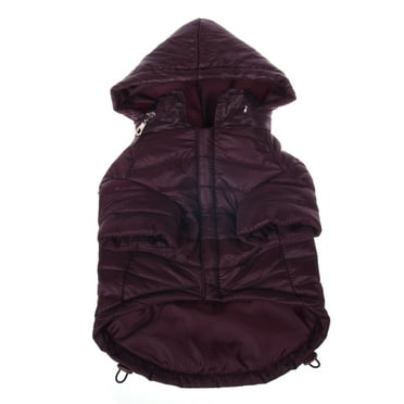 Pet Life ® Lightweight Adjustable and Collapsible 'Sporty Avalanche' Dog Coat w/ Pop-out Zippered Hood