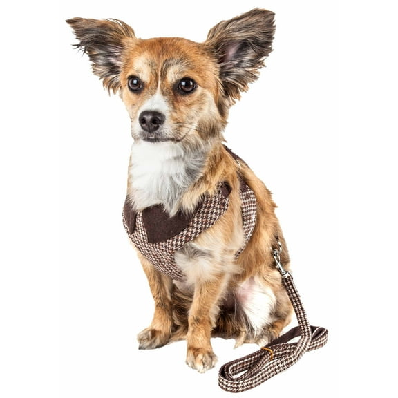 Pet Life ® Luxe 'Houndsome' 2-In-1 Adjustable Designer Dog Harness and Leash