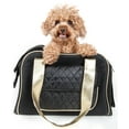 thumbnail image 1 of Pet Life ® Mystique Airline Approved Fashion Designer Travel Pet Dog Carrier w/ Pouch, 1 of 5