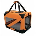 thumbnail image 1 of Pet Life  Orange 360 Degrees Vista Folding Soft Crate - MD, 1 of 1