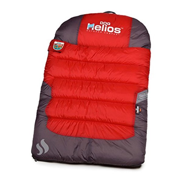 Pet Life PB46RDMD Helios Trail-Barker Multi-Surface Travel Dog Bed Featuring BlackShark Technology- Red