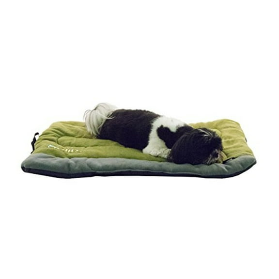 Pet Life PB47GNMD Helios Combat-Terrain Outdoor Cordura-Nyco Travel Folding Dog Bed- Medium