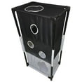 thumbnail image 1 of Pet Life PTT6BW Kitty Square Soft Folding Pet Cat House Furniture, Black & White - One Size, 1 of 4