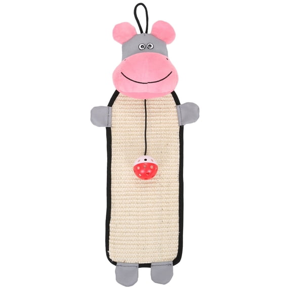 Pet Life ® 'Paw-Pleasant' Hanging Sisal & Jute Carpet Kitty Cat Scratcher with Toy