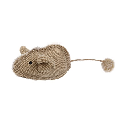 Pet Life Pompom Kitty Mouse Plush Catnip Cat Toy