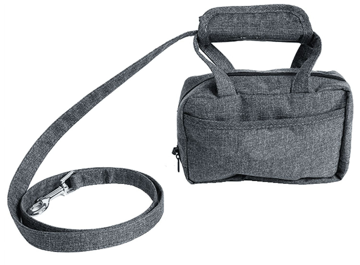 Pet Life ® 'Posh Walk' Purse Dog Leash, Accessory Holder and Waste Bag Dispenser