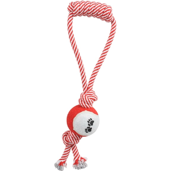 Pull Away' Rope And Tennis Ball