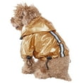 thumbnail image 1 of Pet Life ® 'Reflecta-Sport' Multi-Adjustable Reflective Weather-Proof Dog Raincoat w/ Removable Hood, 1 of 5