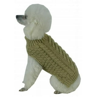 Pet Life Oval Weaved Heavy Knitted Fashion Designer Dog Sweater
