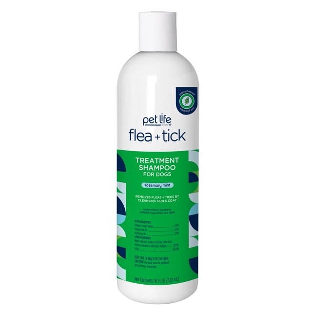 Pet Life Unlimited Flea & Tick Treatment Shampoo for Dogs, 16oz