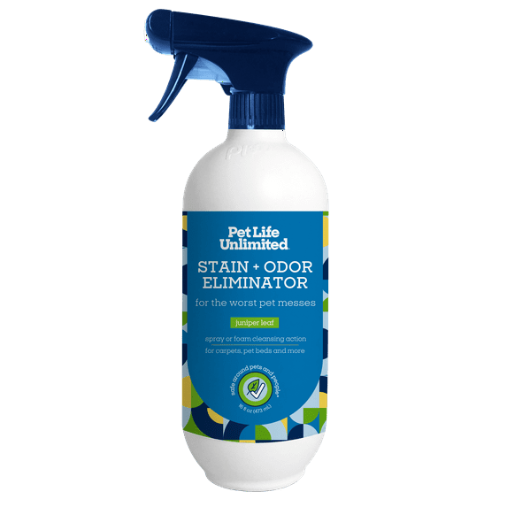 Pet Life Unlimited Pet Stain & Odor Remover Foaming, Juniper Leaf, 16 fl oz