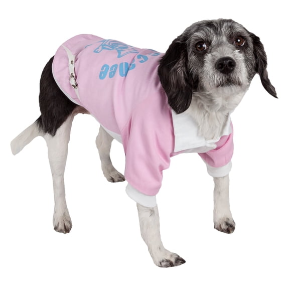 Pet Life 'Varsity-Barkcity' Buckled Collared Dog Coat Jacket
