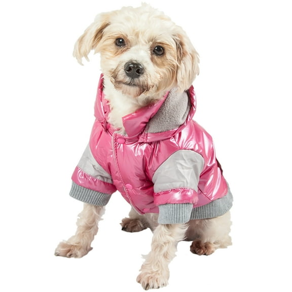Pet Life ® 'Vintage Aspen' 3M Insulated Sporty Ski Dog Jacket w/ Removable Hood