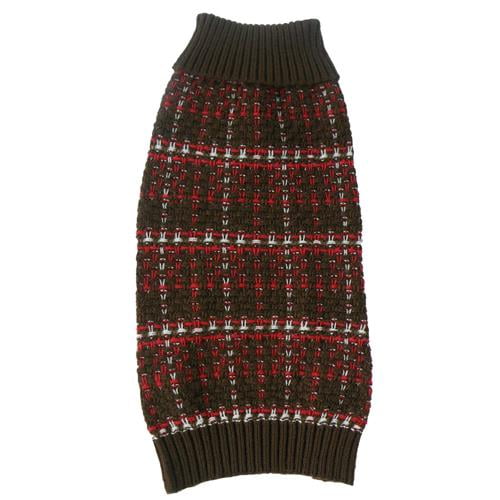 Pet Life ® Vintage Symphony Static Fashion Knitted Designer Dog Sweater