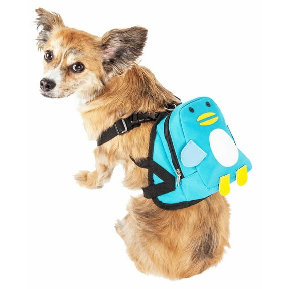 Pet Life ® 'Waggler Hobbler' Large-Pocketed Animated Fashion Dog Harness Backpack