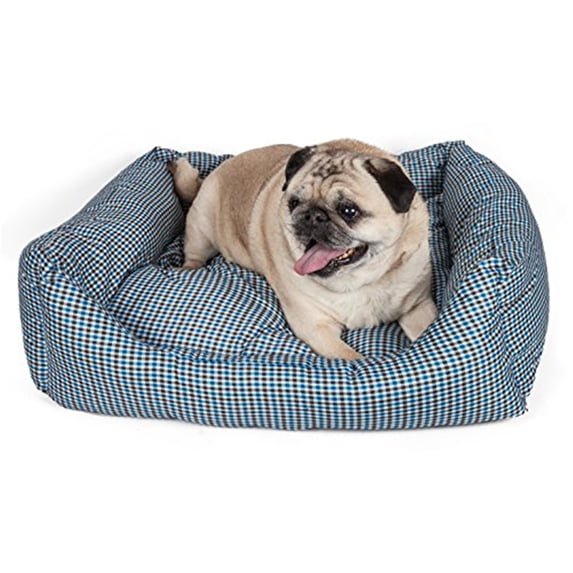Pet Life Wick-Away Nano-Silver and Anti-Bacterial Water Resistant Rectangular Dog Bed Large