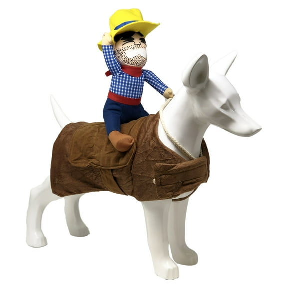 Pet Life 'Yeepaw' Cowboy Pet Holiday Dog Costume