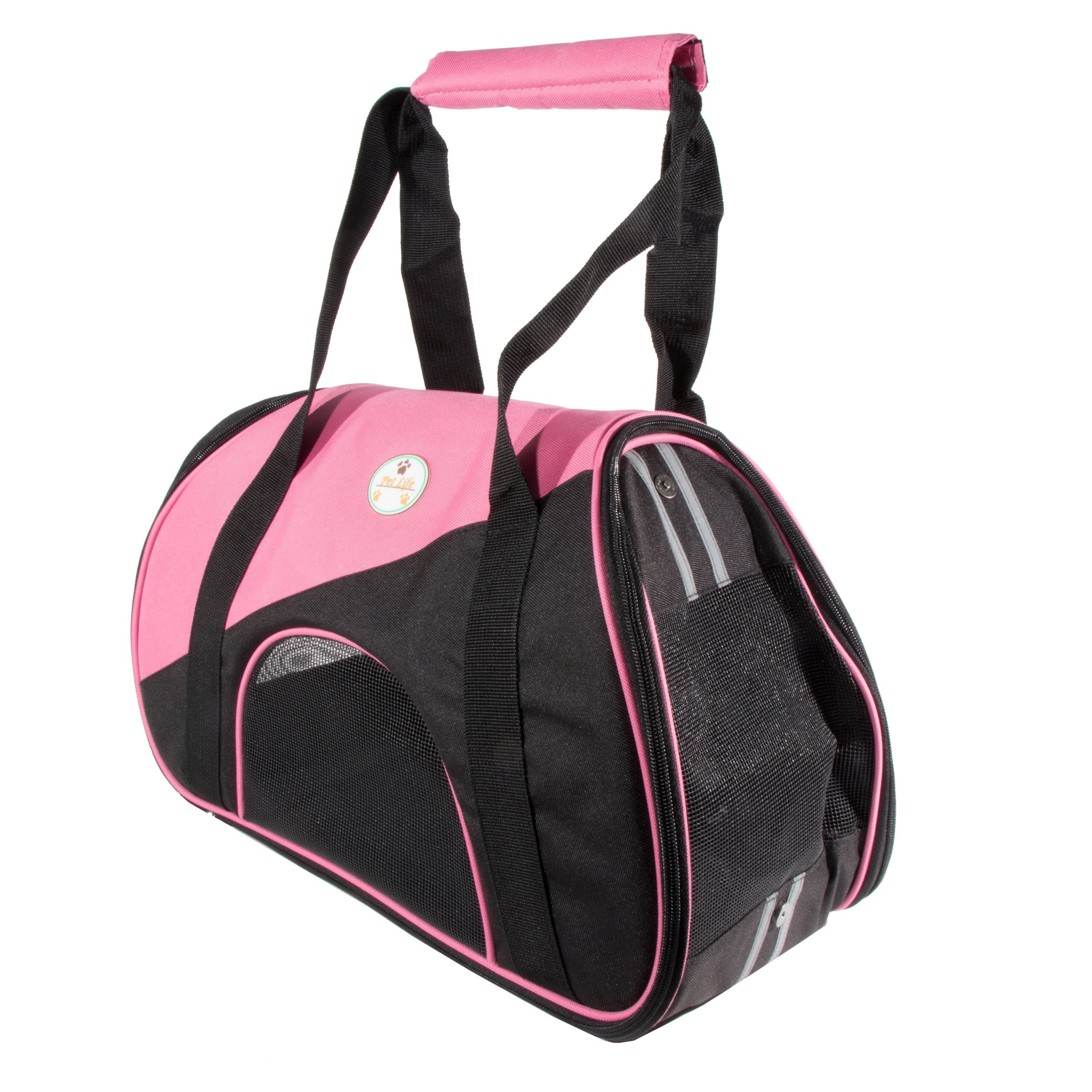 Black and Pink Designer Dog Carrier Exclusive Dog Carrier Bag 