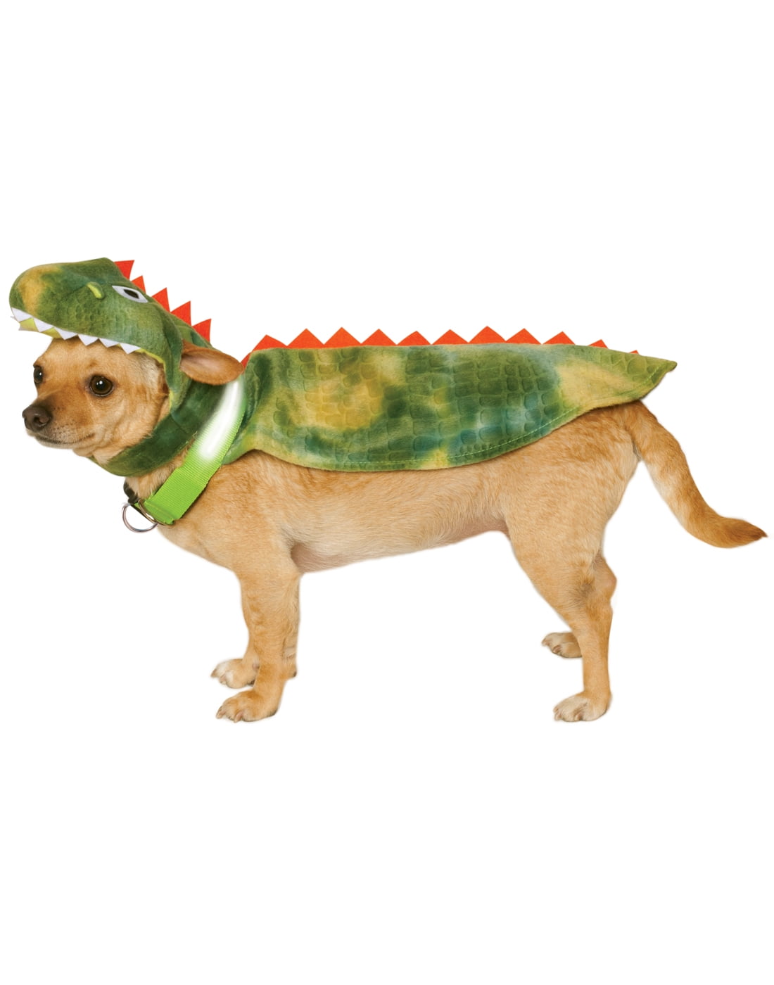 Pet Light Up Dinosaur T-Rex Dog Cat Cape With Headpiece Costume ...